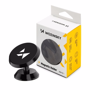 Wozinsky magnetinis automobilio laikiklis prietaisų skydeliui 360 lipnus juodas (WMH-05)