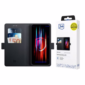 3mk Dėklas telefonui su atvartu Samsung Galaxy A15 5G - Juodas