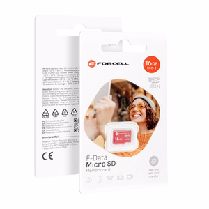 FORCELL F-DATA atminties kortelė 16GB UHS-I U3 10 klasė