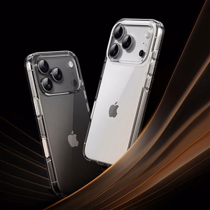 Rock Crystal Shield Serijos Dėklas Iphone 17 Pro Max permatomas