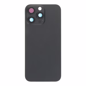 Galinis dangtelis iPhone 16 Pro Max Black Titanium (Full Cover / No NFC Flex) OEM