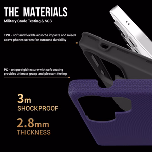 Чехол Perfectionists Triangle для Samsung S938 S25 Ultra фиолетовый