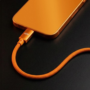 Forever Saffron Кабель USB-C — USB-C 1.0 м 60W оранжевый