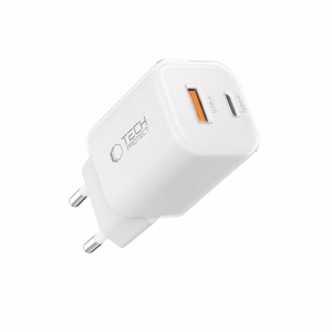 Tech-Protect NCM33W 2 jungčių PD33W/QC3.0 sieninis įkroviklis - baltas
