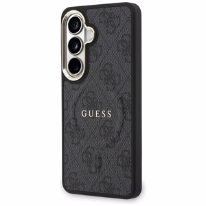 Dėklas Guess PU Leather 4G Gold Frame Magnetic Samsung S942 S26 juodas