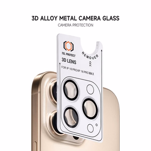 Tempered glass Tel Protect 3D Lens on camera for Iphone 11 transparent (lens 2 pieces)