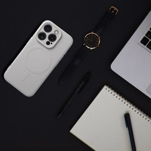 Чехол для Samsung S26 Ultra силиконовый Mag Cover совместимый с MagSafe титановый серый