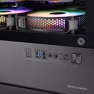 Mars Gaming MCVECTOR kompiuterio korpusas „Mini Tower“ Juoda