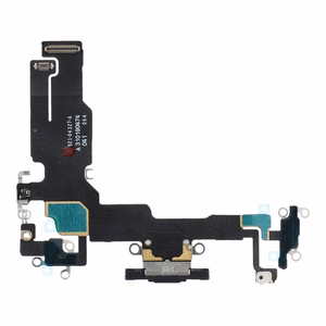 Шлейф зарядки USB для IPHONE 15 чёрный OEM