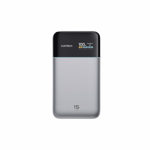 "Cuktech PB150S" 100W 15000mAh maitinimo bankas - pilkos spalvos