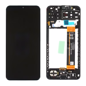 ЖК-экран Samsung A135 A13 4G с тачскрином и рамкой оригинал чёрный (сервисный пак)