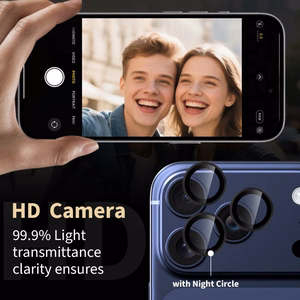 Tech-Protect Camring Fit+ Защита камеры для iPhone 14 Pro / Max / 15 Pro / Max / 16 Pro / Max / 17 Pro / Max - синий