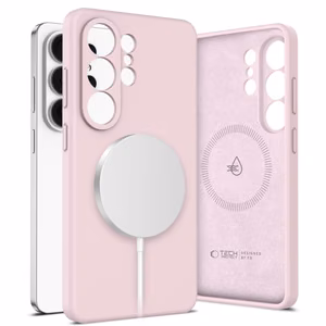 Чехол Tech-Protect Silicone MagSafe для Samsung Galaxy S26 Ultra розовый
