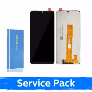 LCD дисплей для Samsung A125 A12 / A022 A02 4G чёрный (Service Pack / Aftermarket, NF версия)