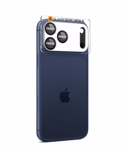 Spigen Optik Pro XL kameros objektyvo stiklas iPhone 17 Pro Max - Juodas