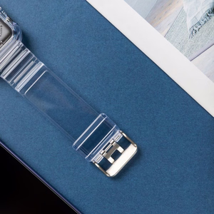 Silikoninė apyrankė dirželis dėklas dirželis šviesos rinkinys Apple Watch 42mm - juodas