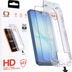 Tel Protect Dust-Free Easy Fit Full Glue 6D закаленное стекло для Samsung Galaxy A16/A17 4G/5G черное