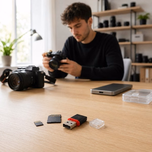 Esperanza EA134K kortelių skaitytuvas juodas, sidabrinis, skaidrus USB 2.0