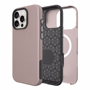 Чехол Perfectionists Triangle Mag для iPhone 12 Pro Max розовое золото