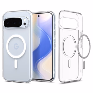 Spigen Ultra Hybrid Mag MagSafe Чехол для Google Pixel 10 / 10 Pro - прозрачный и белый