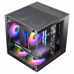 Mars Gaming MC-CUBE kompiuterio korpusas „Mini Tower“ Juoda