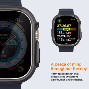 Spigen Thin Fit dėklas Apple Watch Ultra (49mm) - juodas