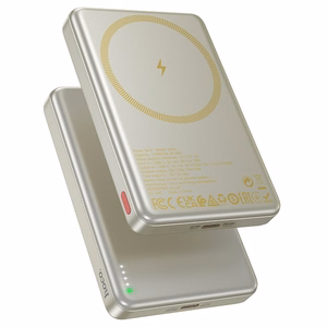 Išorinė baterija Power Bank Hoco Q26A PD20W MagSafe 10000mAh auksinė