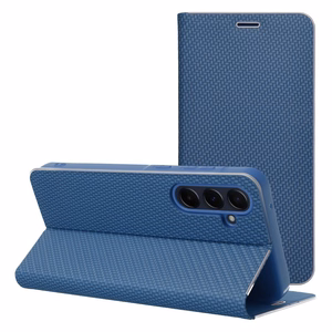 Dėklas telefonui (m) - LUNA Book Carbon HUAWEI P30 Pro mėlynas