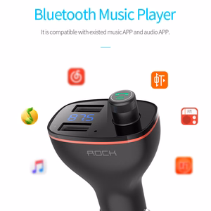 Rock FM transliatorius B300 MP3, Bluetooth - 2xUSB - juodas