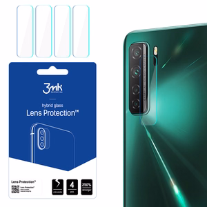 HYBRID GLASS 3MK FLEXIBLE GLASS LENS HUAWEI P40 LITE 5G FOR CAMERA 4 PCS.