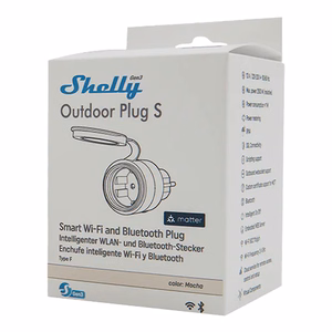 SHELLY Outdoor Plug S Gen3 išmanusis kištukas Moka