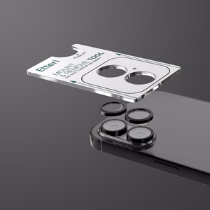 Etteri kameros lęšio apsauga iPhone 16 / 16 Plus juoda