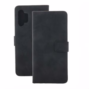 Smart veliūrinis dėklas telefonui Motorola Moto G24 / G04 juodas