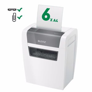 Leitz IQ Home Shredder, P4, 6 lapai, 15 l talpa