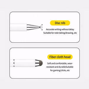 Blavec Passive Stylus Pen BPS-02 Universal 2 in 1 (BPS02-UW) baltas
