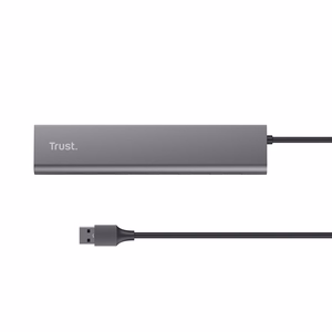 Trust Halyx - A tipo 5000 Mbit/s 7 prievadų USB 3.2 Gen1 šakotuvas (sidabrinis)