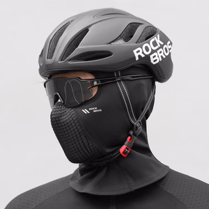 Rockbros LF25699 flisinė dviratininko balaklava – juoda