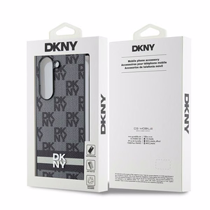 DKNY Checkered Pattern Printed Stripes чехол для Samsung Galaxy Z Fold 6 - чёрный