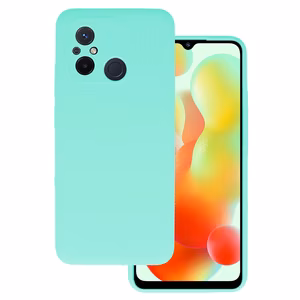 Силиконовый чехол Silicone Lite для Xiaomi Redmi 12C/11A мятный