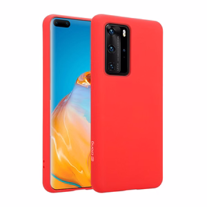 Crong Color Cover dėklas, skirtas Huawei P40 Pro, raudonas
