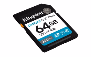 Kingston Technology Canvas Go! Plus 64 GB SDXC UHS-I Klasės 10