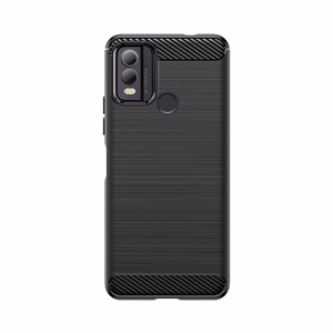 Carbon Case силиконовый чехол для Nokia C22 - чёрный