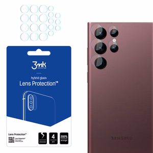 Гибридное стекло камеры 3mk Lens Protection™ для Samsung Galaxy S22 Ultra 5G