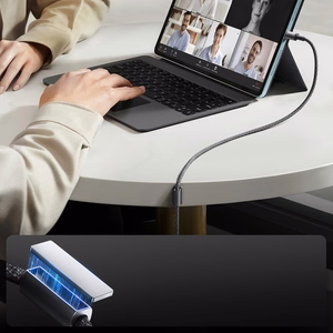 Кабель Joyroom S-A50 Unlimited Series 3A USB-A - USB-C с магнитным органайзером 1,2 м - серый