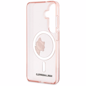 Karl Lagerfeld IML Peekaboo Choupette MagSafe Case for Samsung Galaxy S26 - Pink