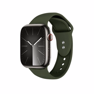 Crong Liquid dirželis, skirtas Apple Watch 38 / 40 / 41 / 42 mm, žalias