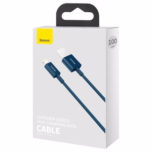 Baseus kabelis Superior USB - Lightning 1,0 m 2,4A mėlynas