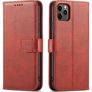 Dėklas Wallet Case Samsung A515 A51 raudonas