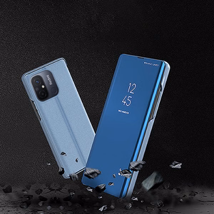 Clear View Case чехол для Xiaomi Redmi 11A / Poco C55 / Redmi 12C флип-чехол чёрный