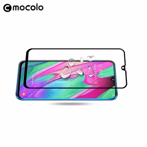 Mocolo 3D 9H Full Glue grūdintas apsauginis ekrano stiklas, skirtas Samsung Galaxy A40, juodu rėmeliu